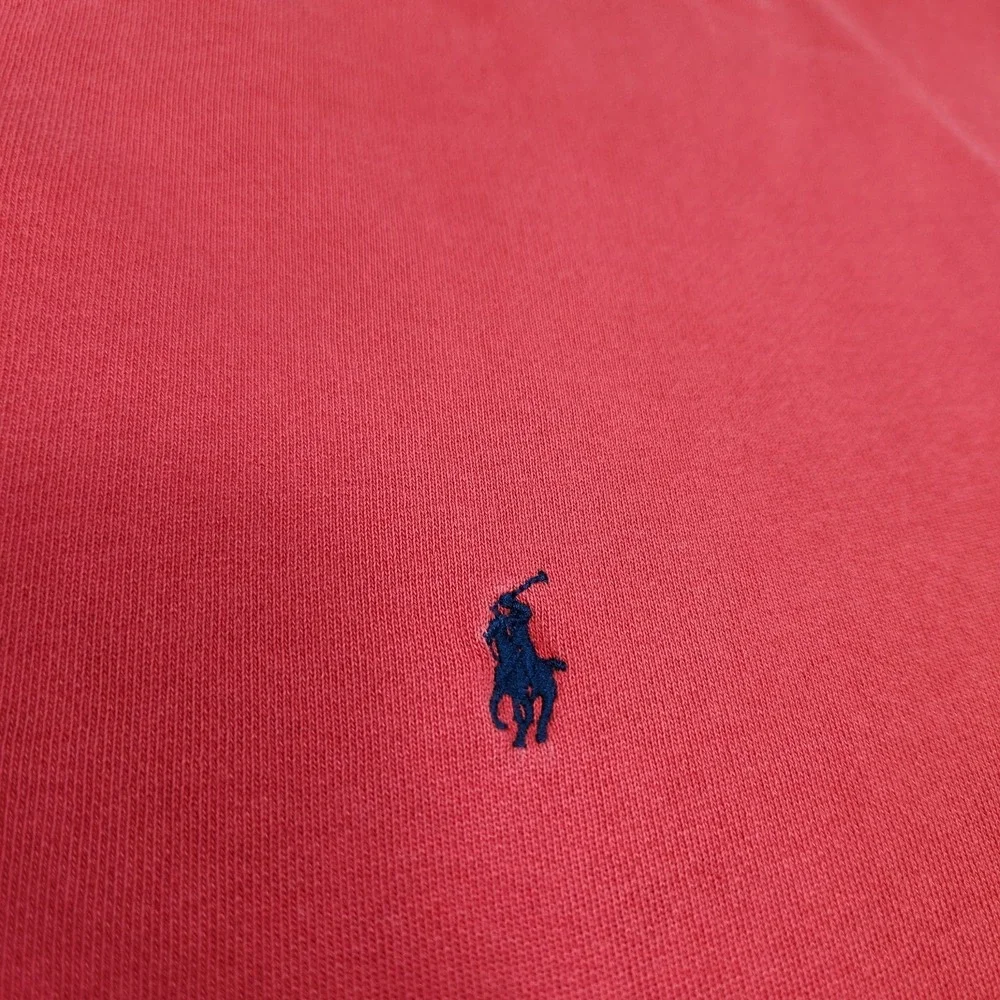 Vintage Polo Ralph Lauren Sweatshirt Men XL‎ Red Crewneck Distressed 90s 80s